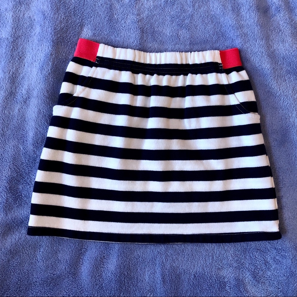 NWOT Gymboree Girls Skirt Stripe Size 7 blue white
